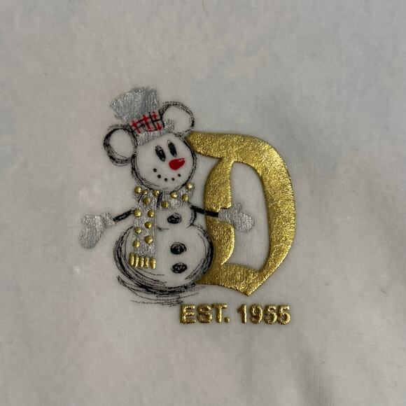 DisneyParks Disneyland Holiday Spirit Jersey Castle Terry 2020 White Unisex XS - Picture 6 of 9